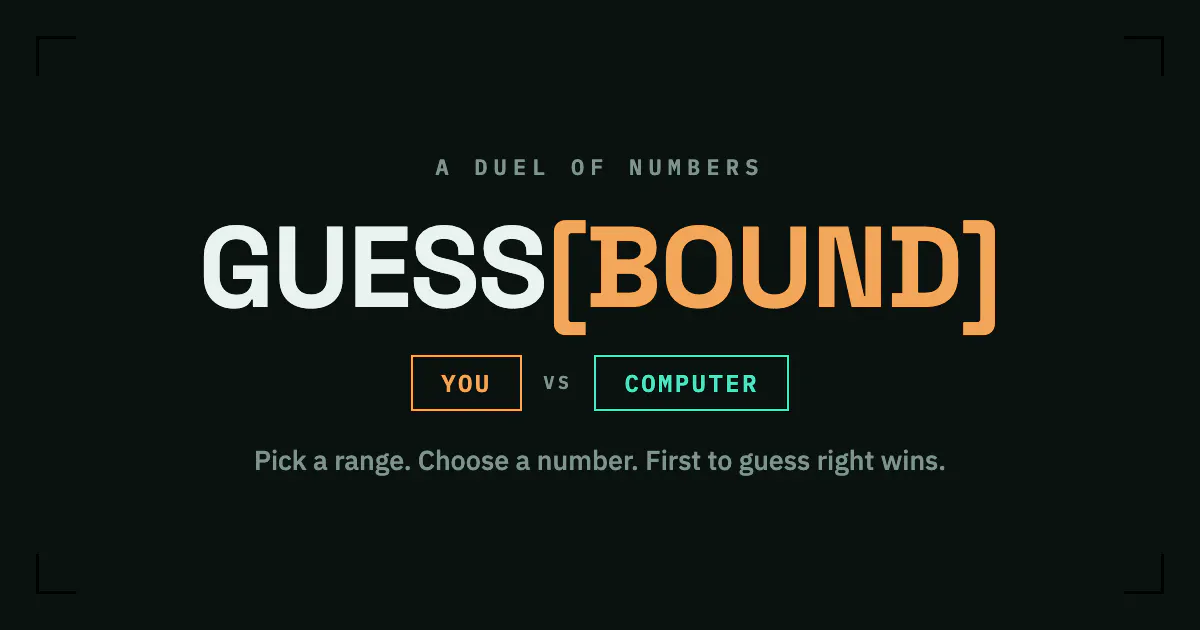 GuessBound — A Duel of Numbers gallery image