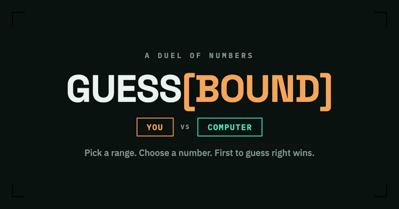 GuessBound — A Duel of Numbers screenshot 2