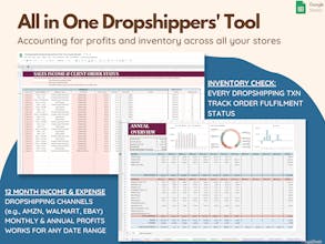 Inventory Dropship Spreadsheet Template gallery image