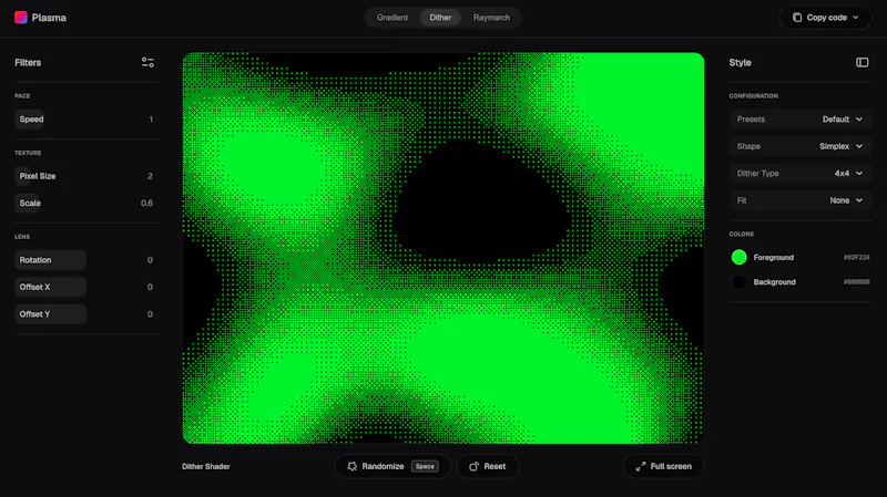 Plasma screenshot 1