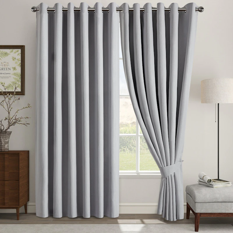 Linen Blackout Eyelet Curtains screenshot 6
