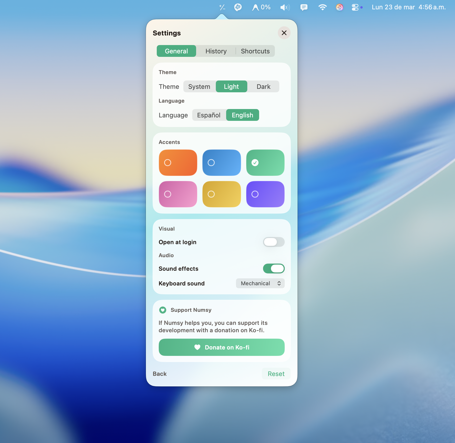 Numsy: Menu Bar Calculator gallery image