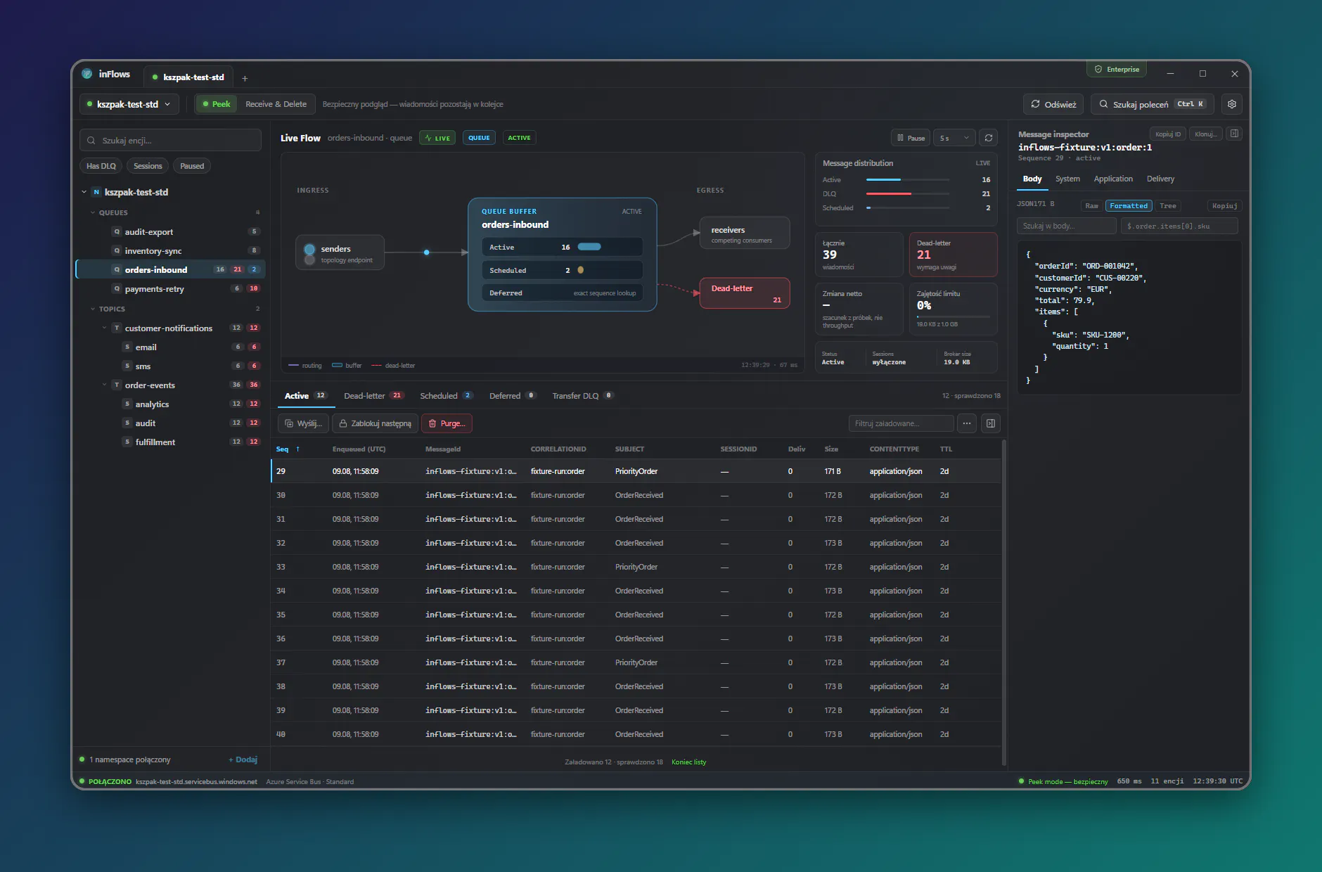 inFlows - Azure ServiceBus Explorer gallery image