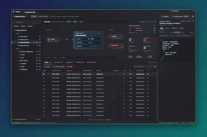 inFlows - Azure ServiceBus Explorer screenshot 2