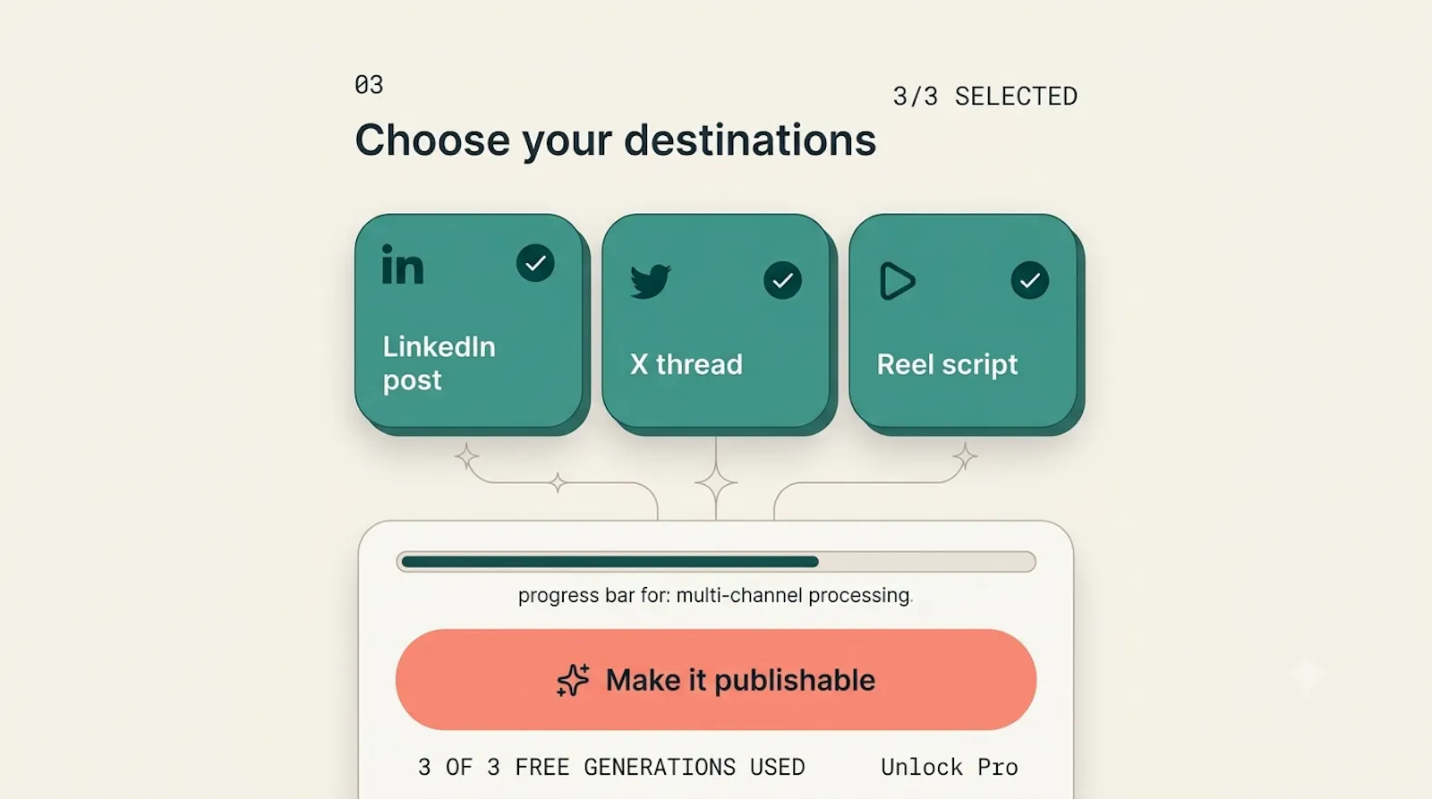 Content Repurposing Studio screenshot 2
