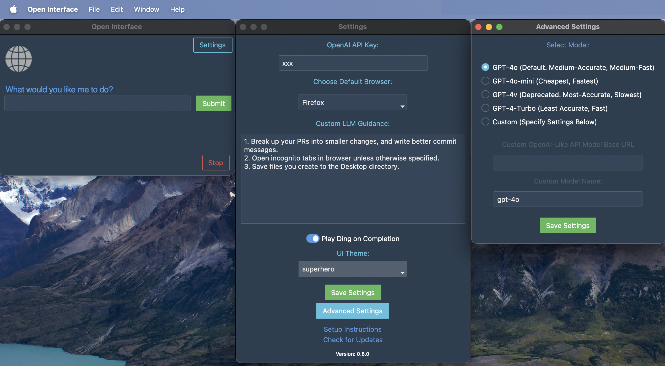 Open Interface gallery image