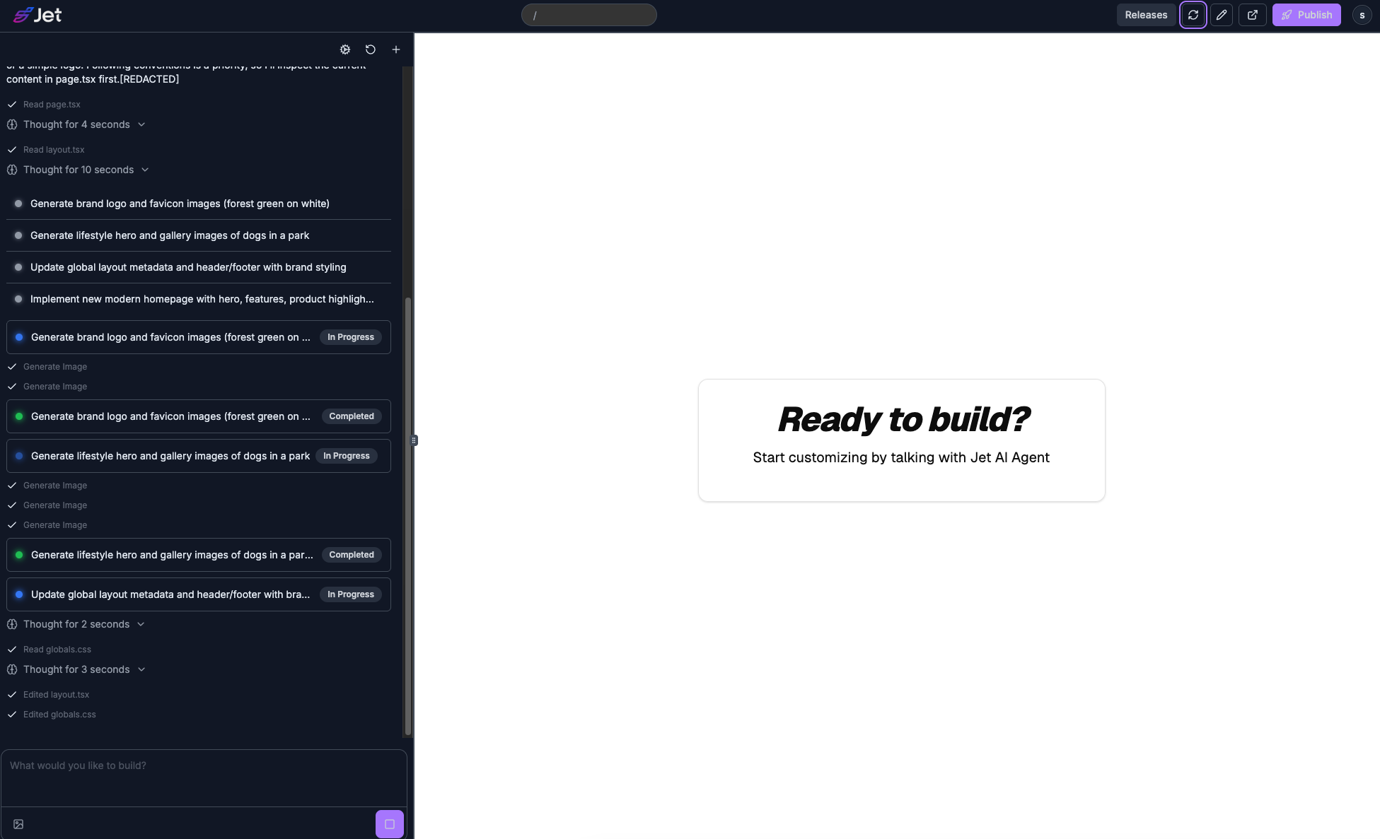 Média Jet - Créer des sites Web, des applications et des flux de travail en discutant avec Jet AI 4