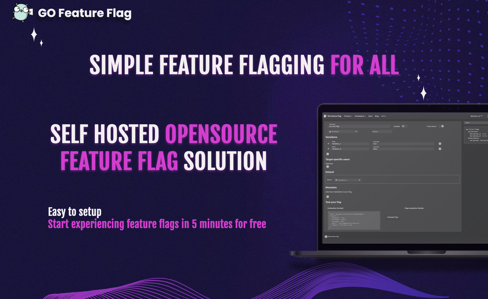 startuptile GO Feature Flag-Simple Feature Flagging for All.