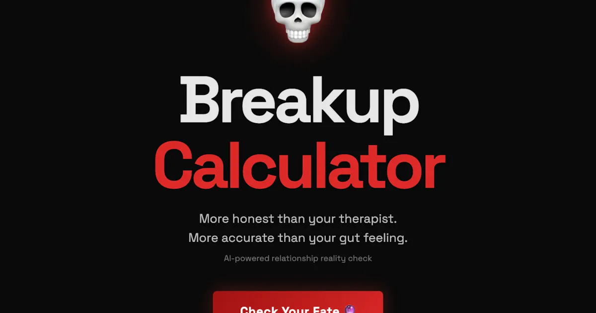 Breakup Calculator