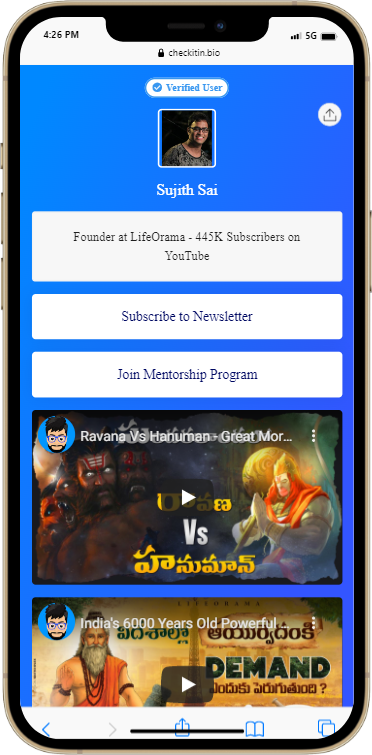 Checkitin.bio gallery image