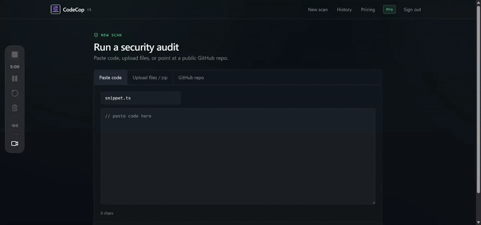 Codecop screenshot 1 (video preview)