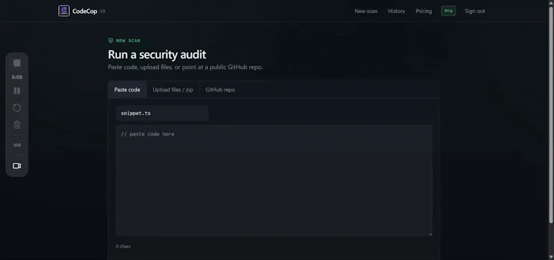 Codecop screenshot 1 (video preview)
