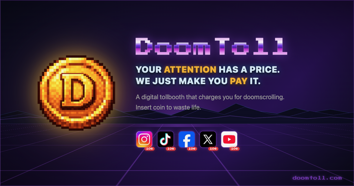 DoomToll - Cure social media addiction gallery image