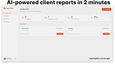 Report Pilot gallery image