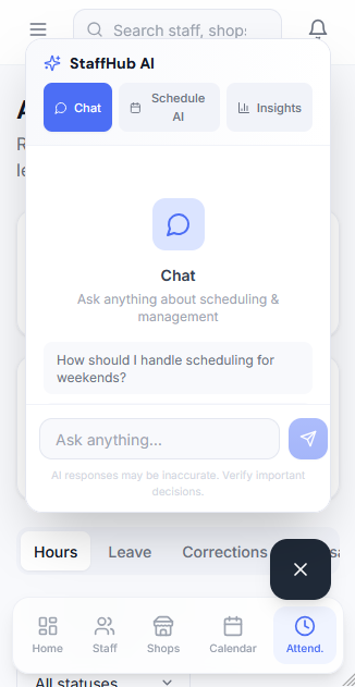 StaffHub - Screenshot 3 showing product features and functionality