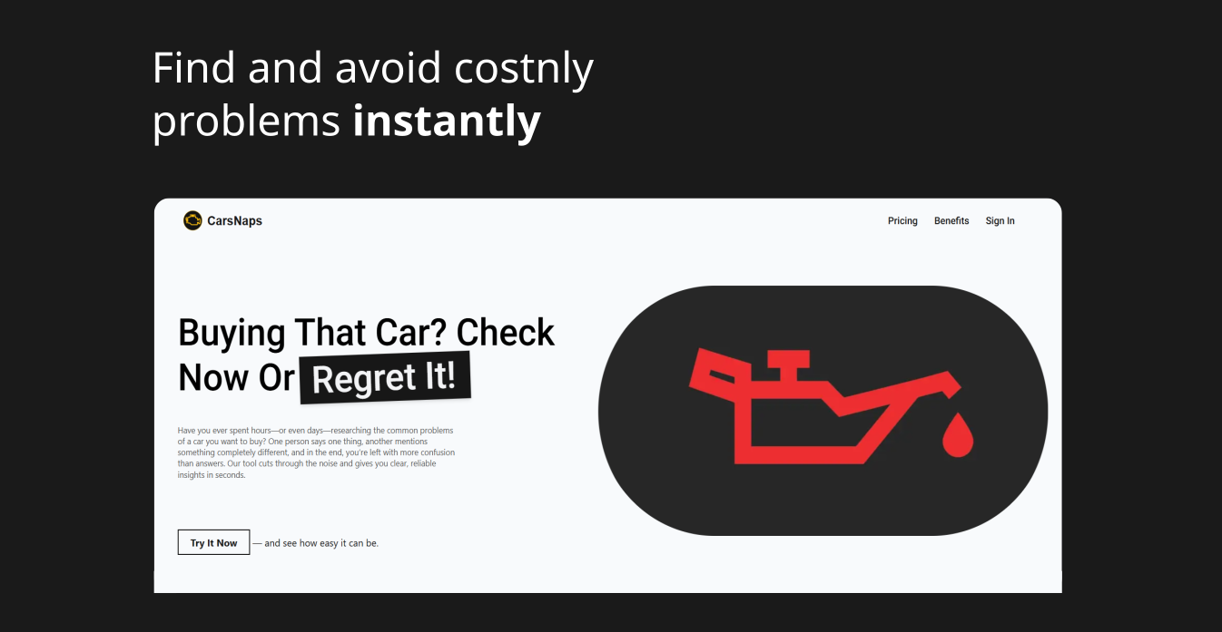 Carsnaps - Prendi problemi in anticipo quando si acquista auto di seconda mano media 1
