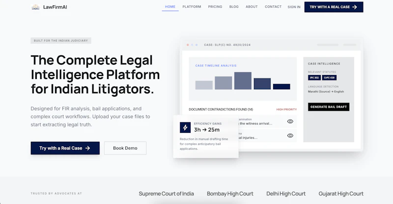 LawFirmAI.in screenshot 2