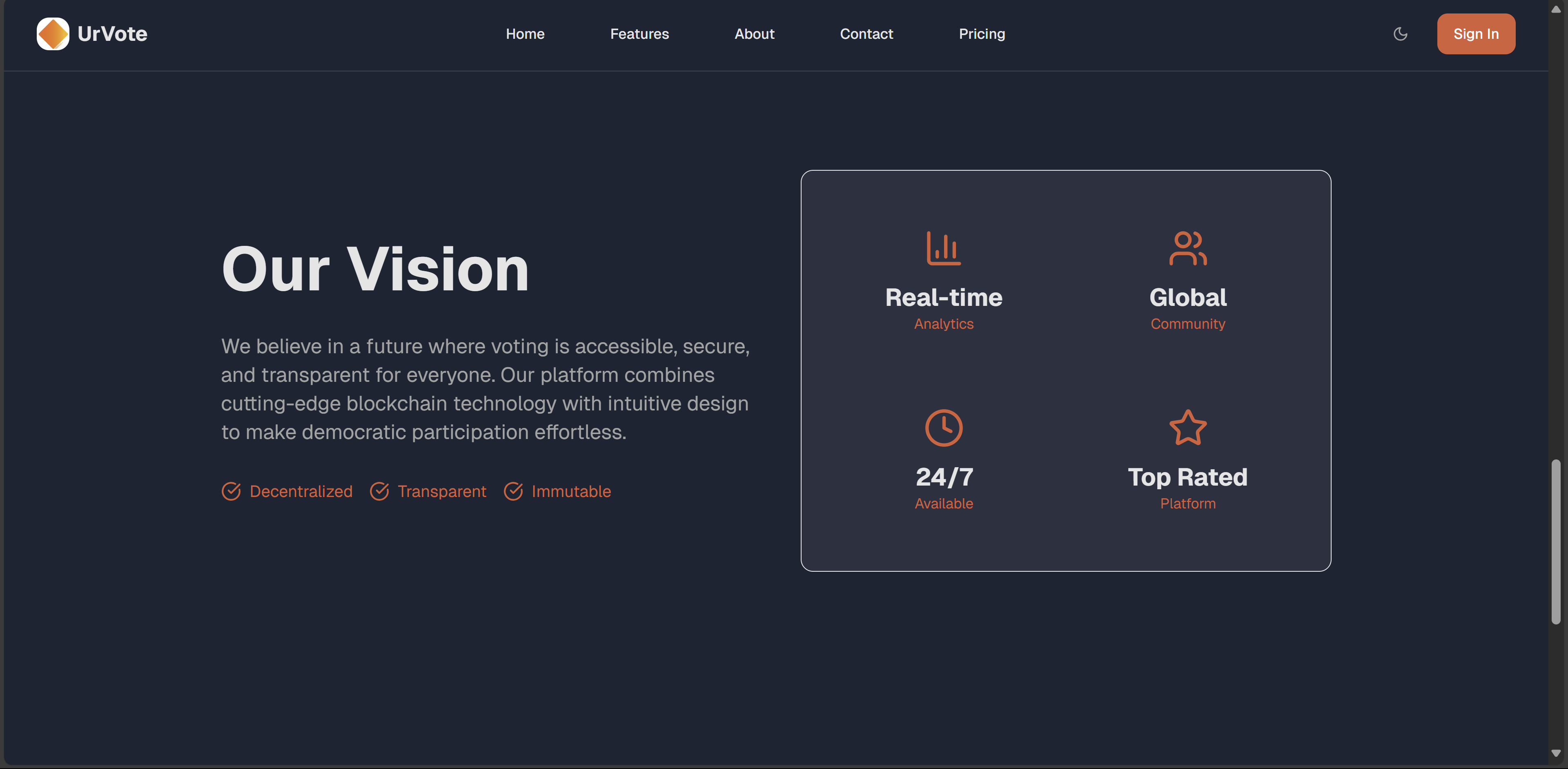 Média Urvote - Vote facile de la blockchain 3