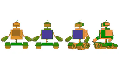 Yantramaan Robot 2D Character gallery image