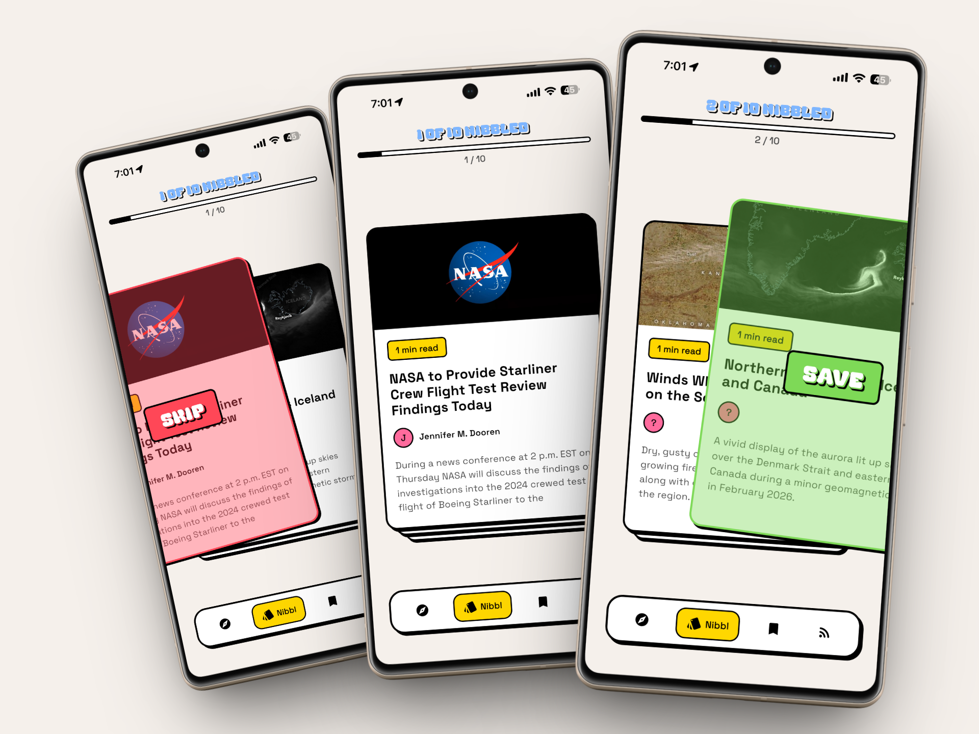  Nibbl - Read What Matters - Screenshot 2 showing product features and functionality