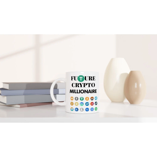 Funny Crypto Millionaire Coffee Mug gallery image