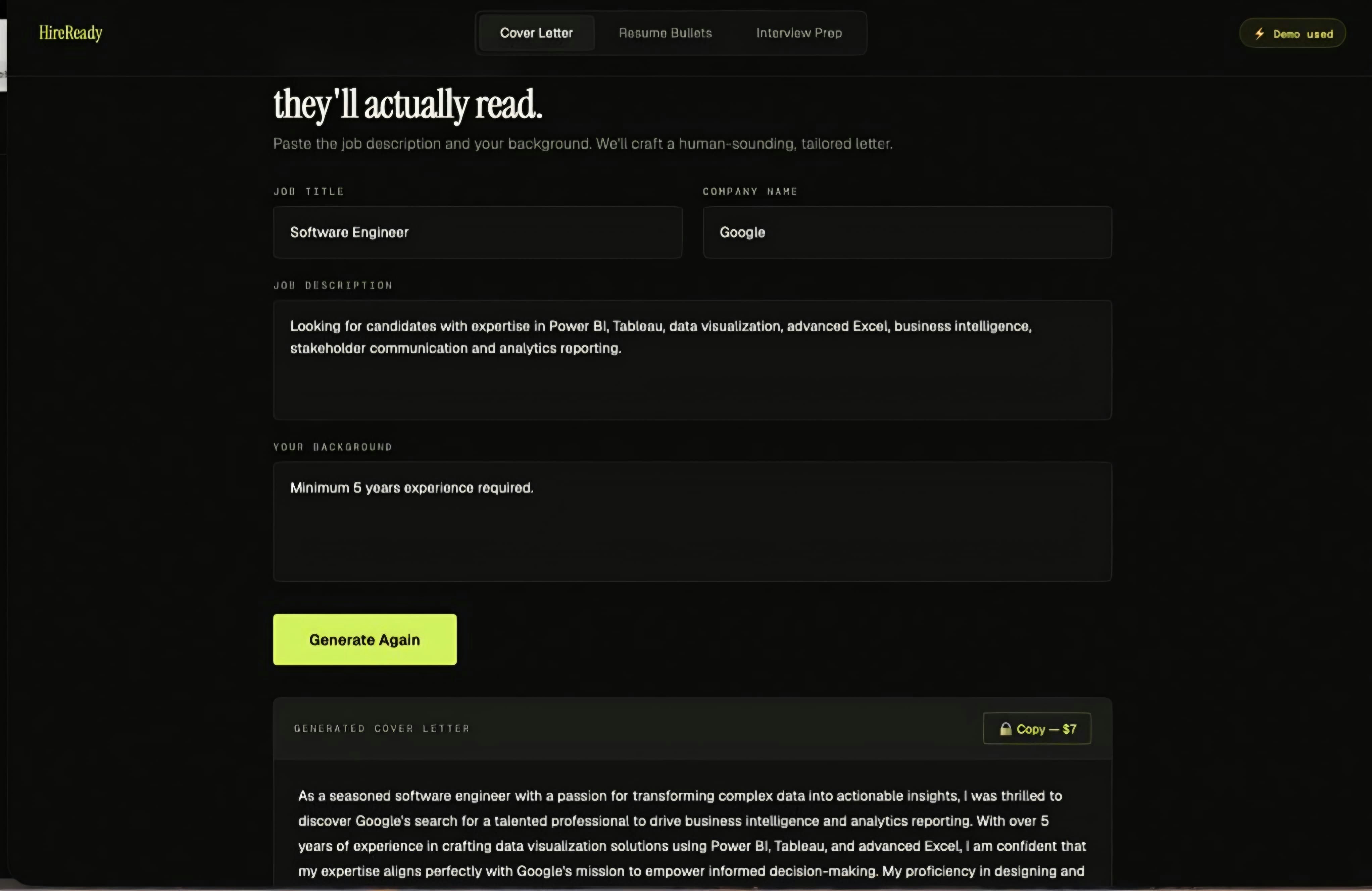 HireReady gallery image