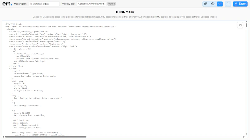 EmailBuilder.in screenshot 4