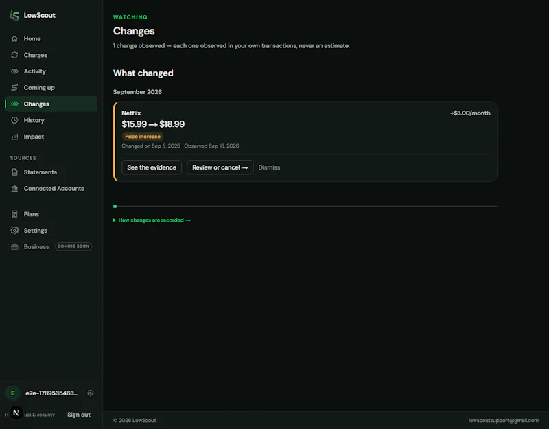 LowScout screenshot 1