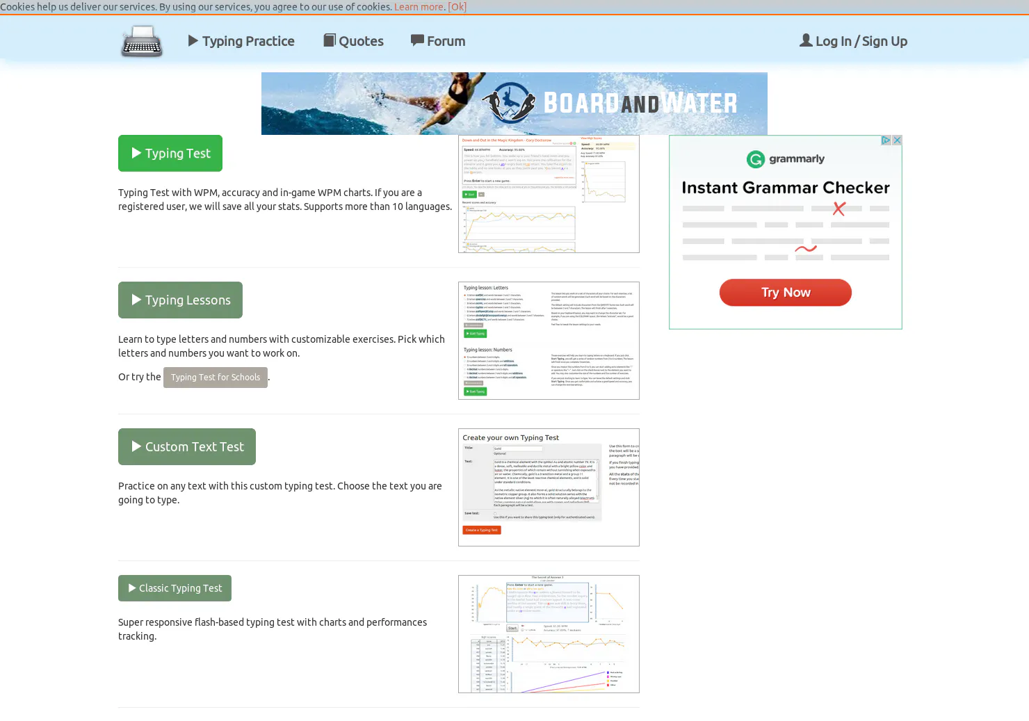 Free Typing Test