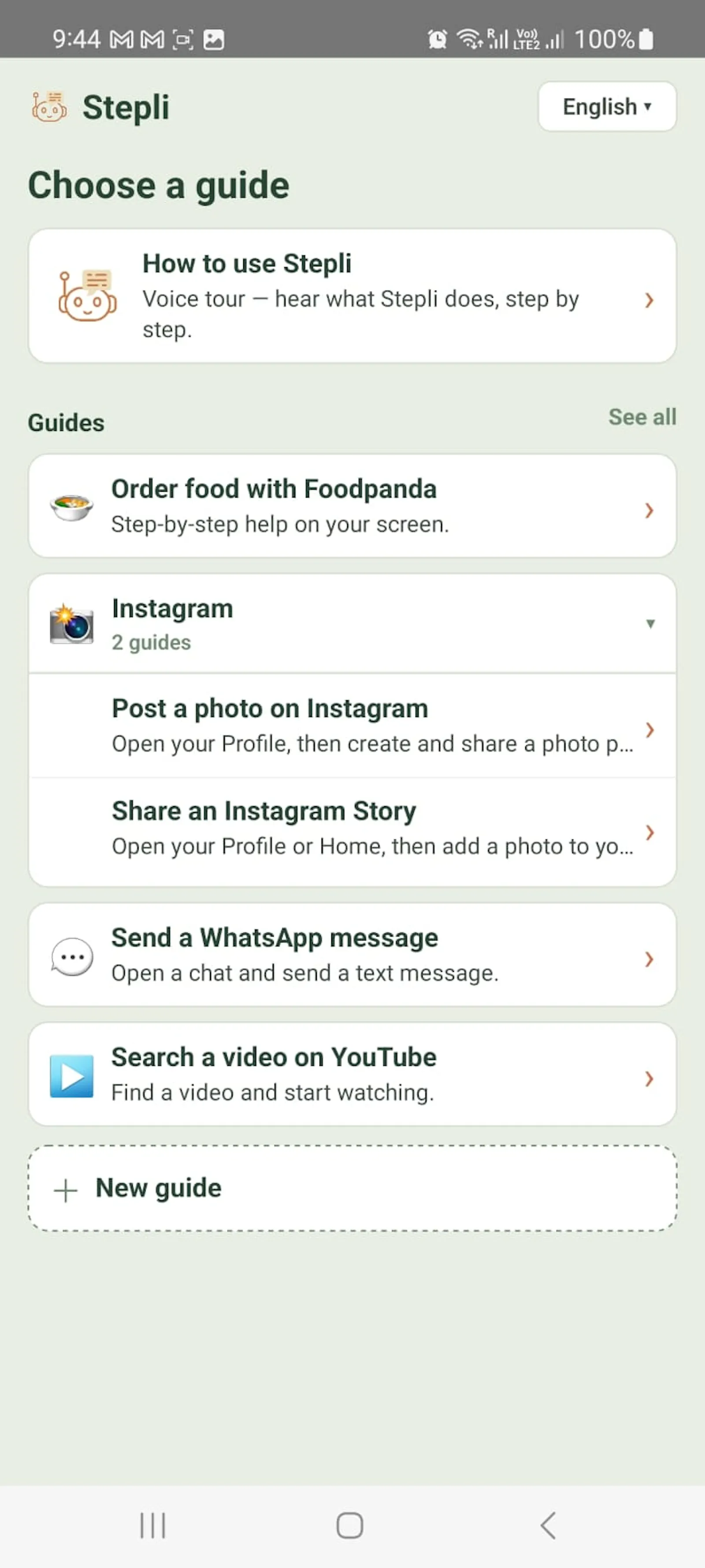 Stepli screenshot 2