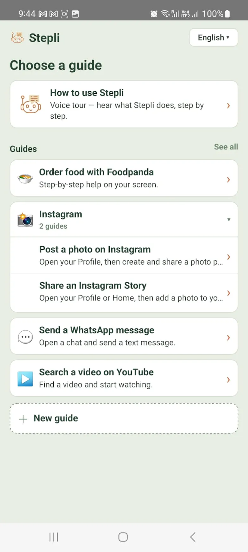 Stepli screenshot 2