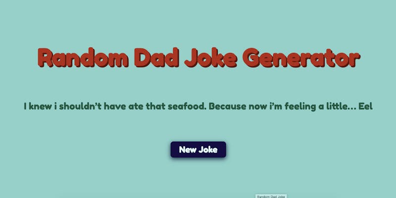 Random Dad Joke Generator media 1