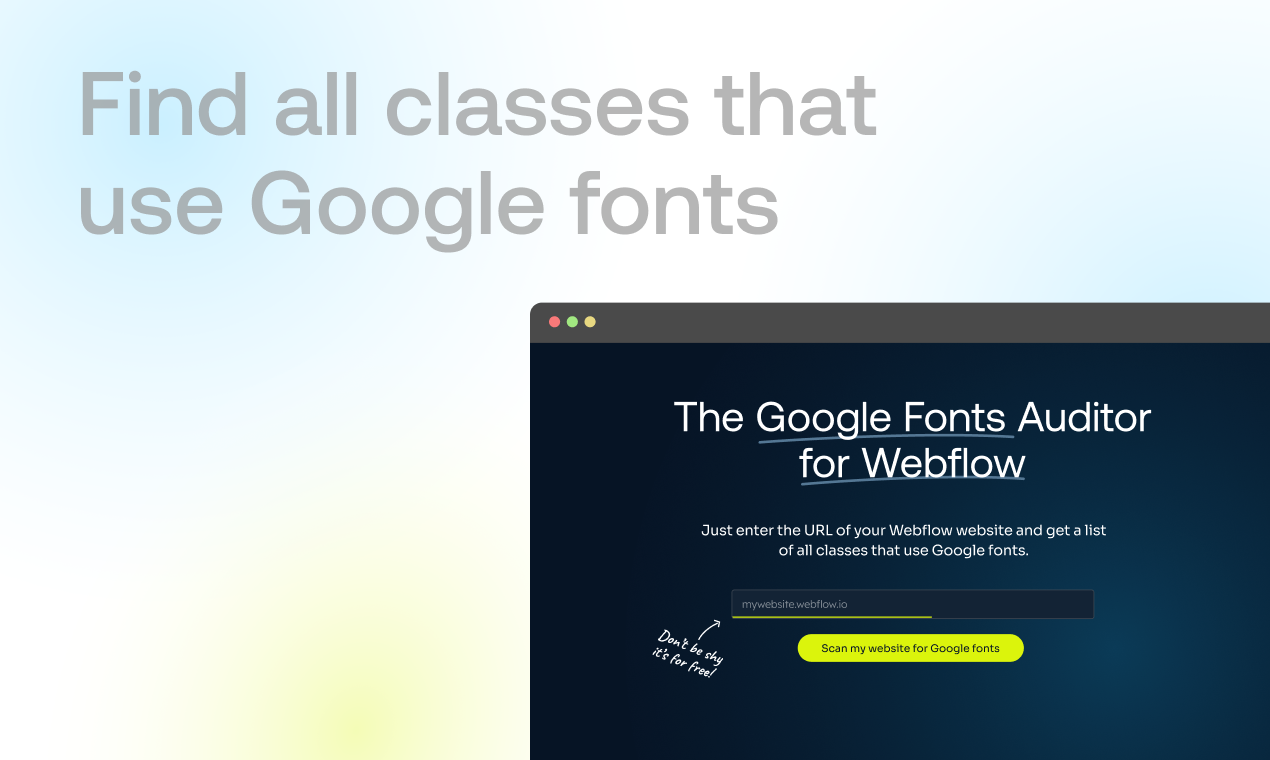 Media Juruaudit Font Google untuk Webflow 2