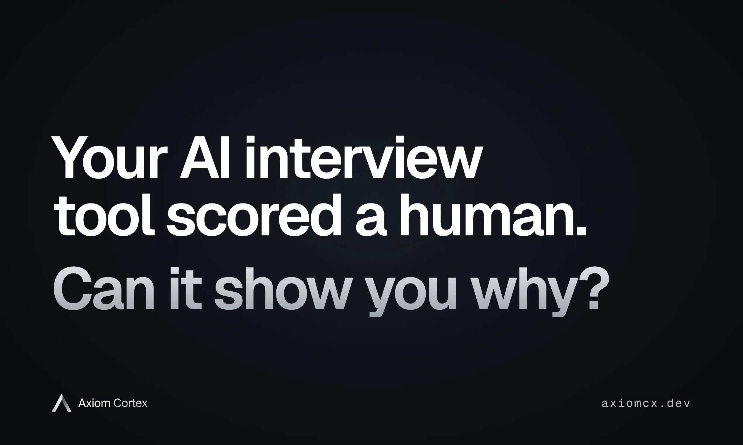 Hire with Science not AI | Axiom Cortex gallery image