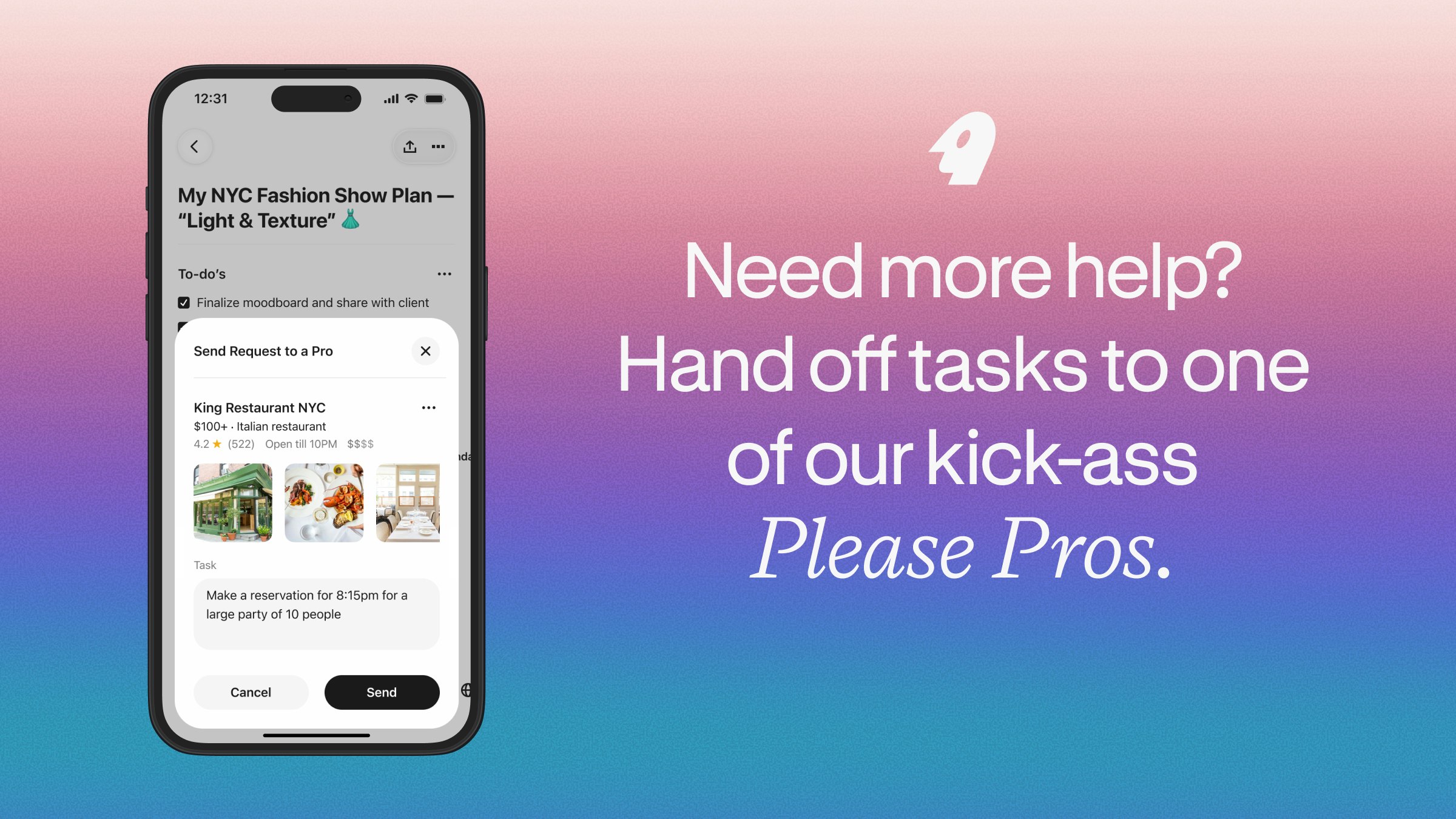 Please - Screenshot 5 showing product features and functionality