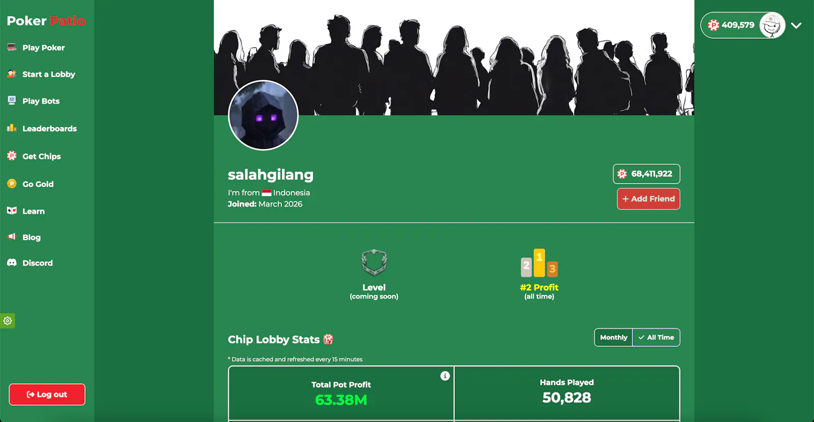 Poker Patio - Play Free Poker screenshot 4