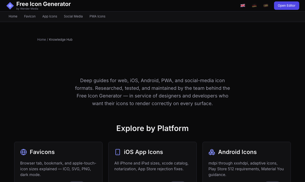 Free Icon Generator — all platforms gallery image