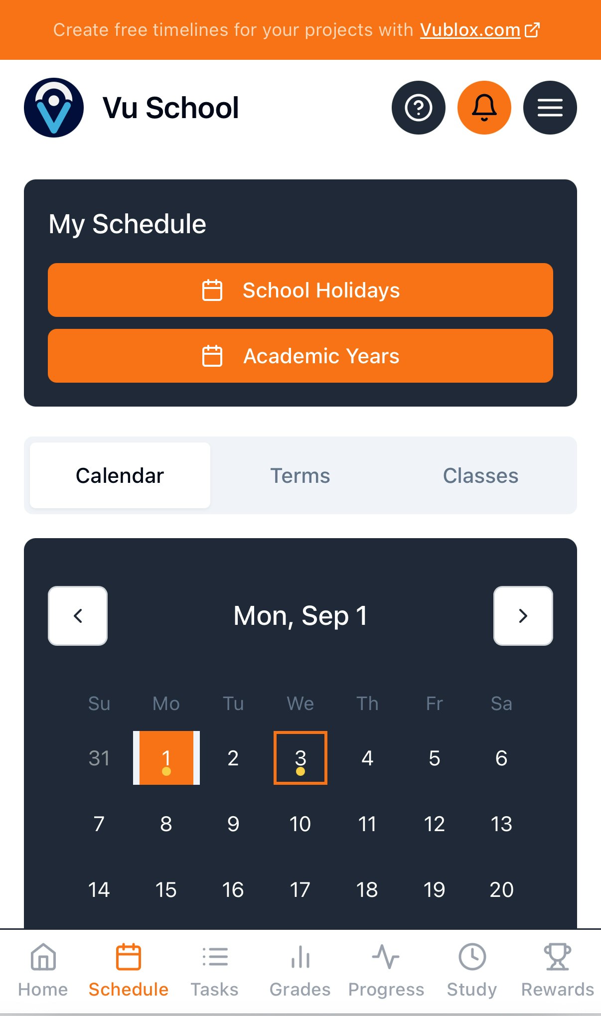 VuSchool - Screenshot 3 showing product features and functionality