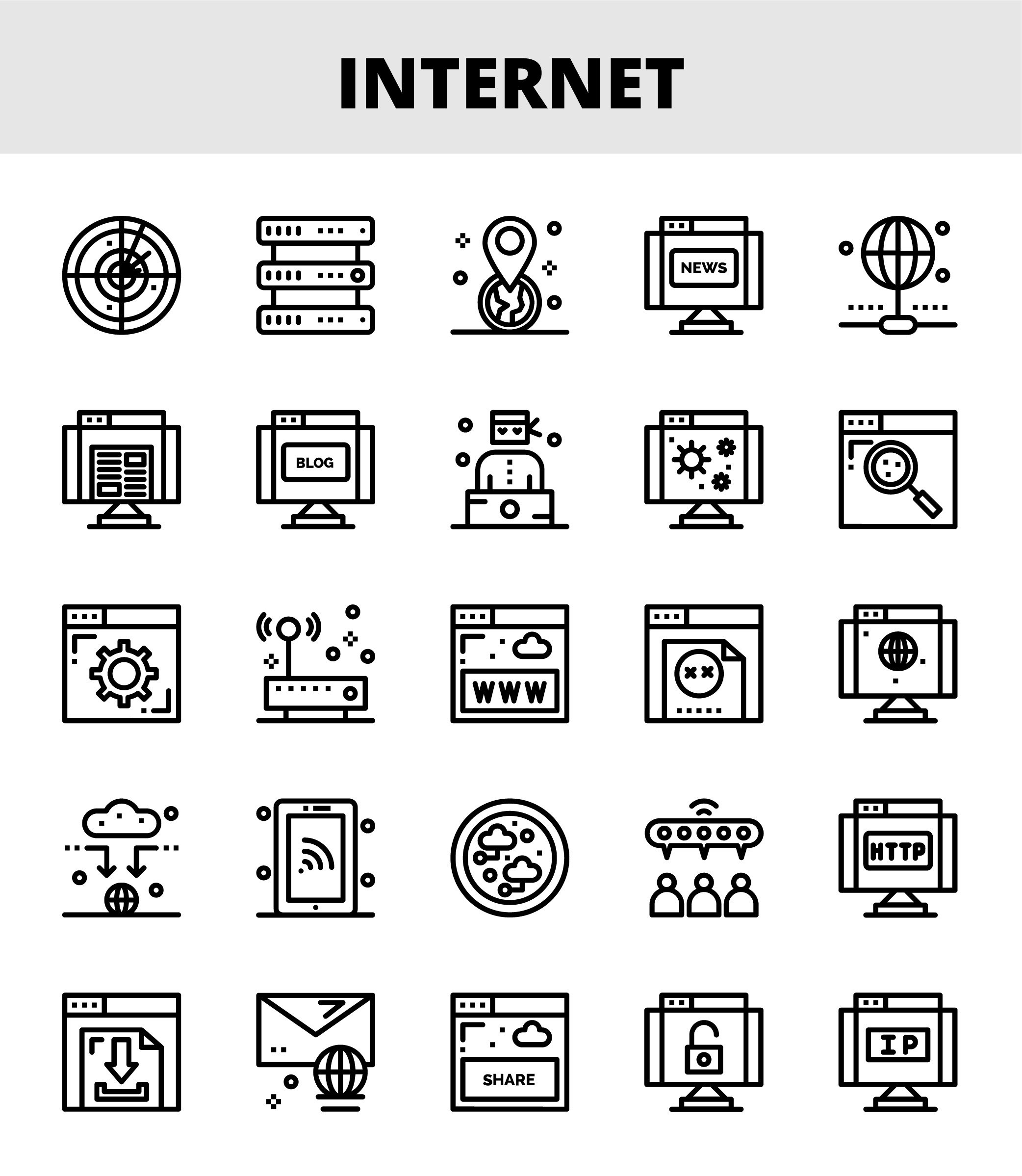 Gói biểu tượng kinh doanh 120.000 media 22
