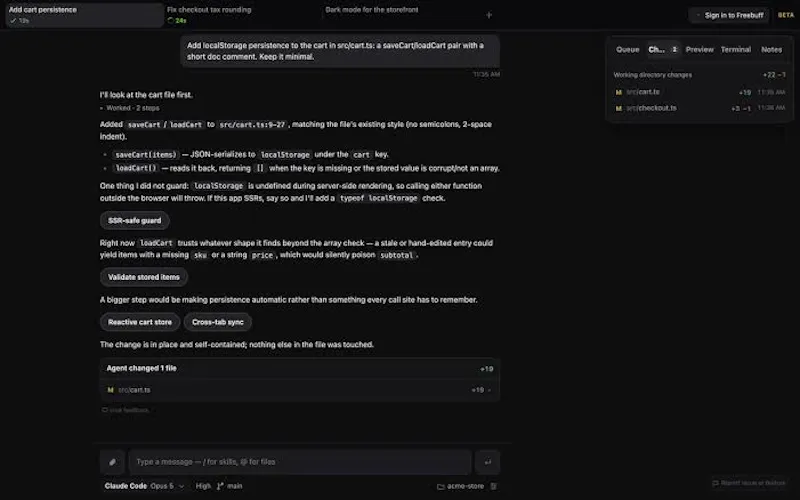 Freebuff screenshot 1