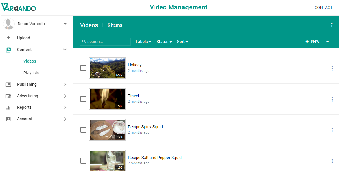 Varrando Video Platform: HTML5 Video Player gallery image