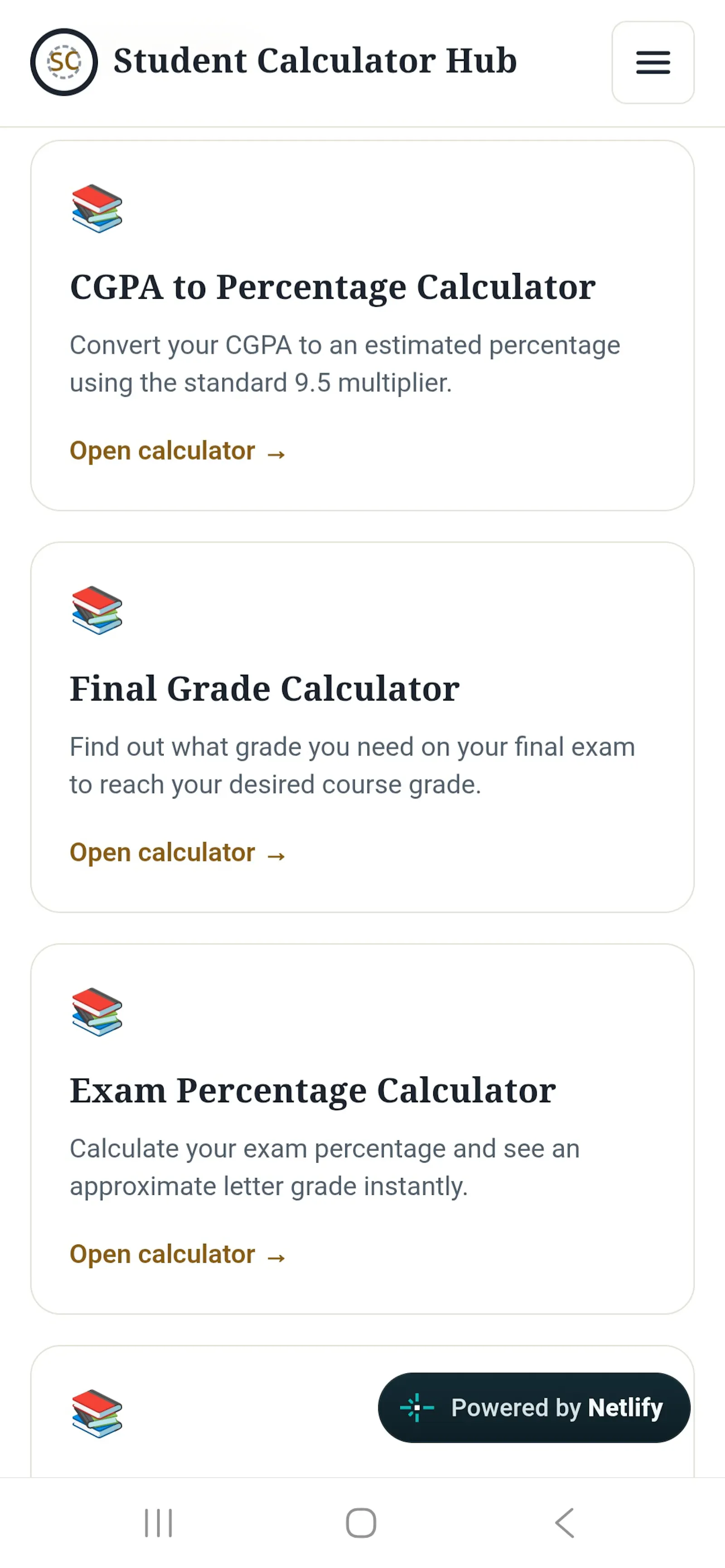 Student Calculator  screenshot 4