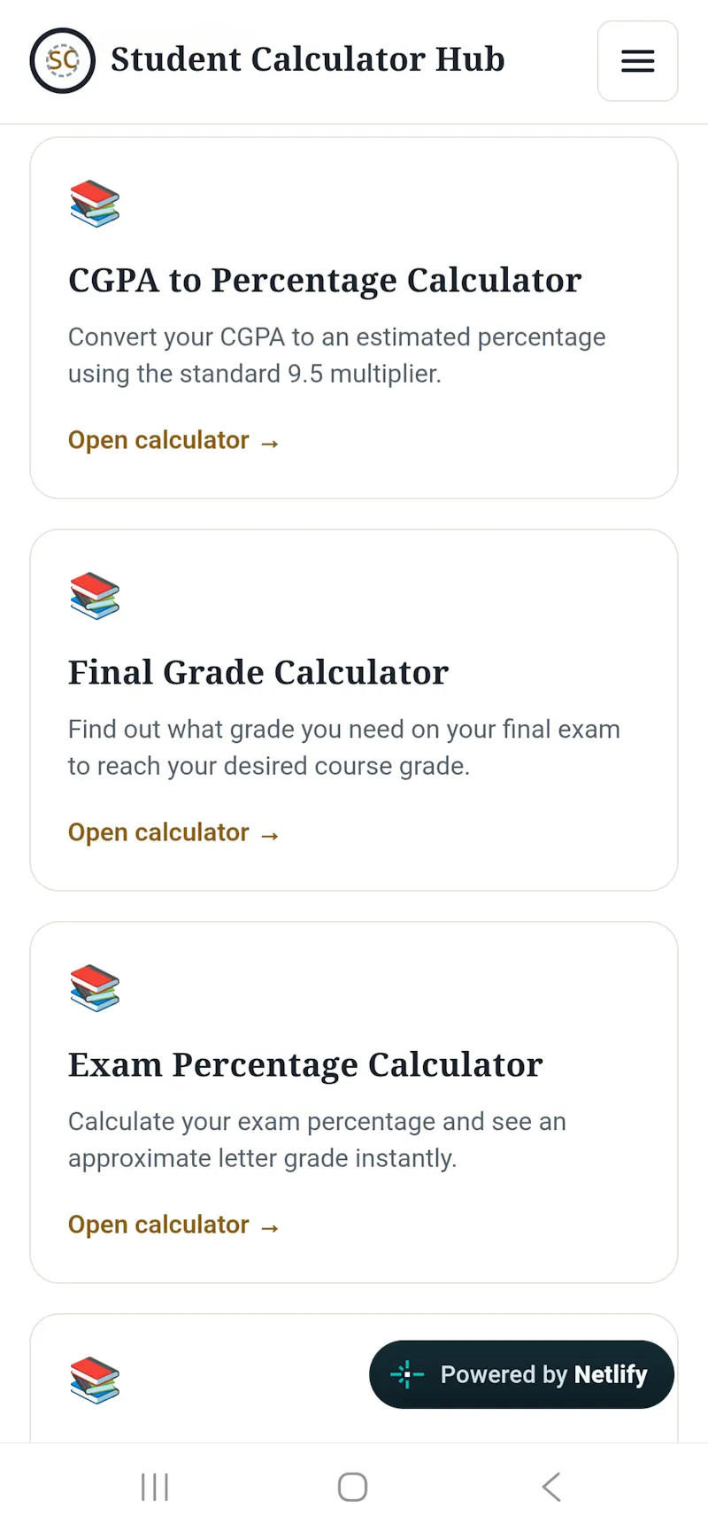 Student Calculator  screenshot 4