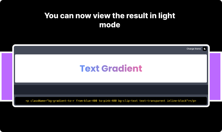 Staartwind CSS Text Gradient Generator - Een tekstgradiëntgenerator voor CSS -gebruikers in de staartwind media 4