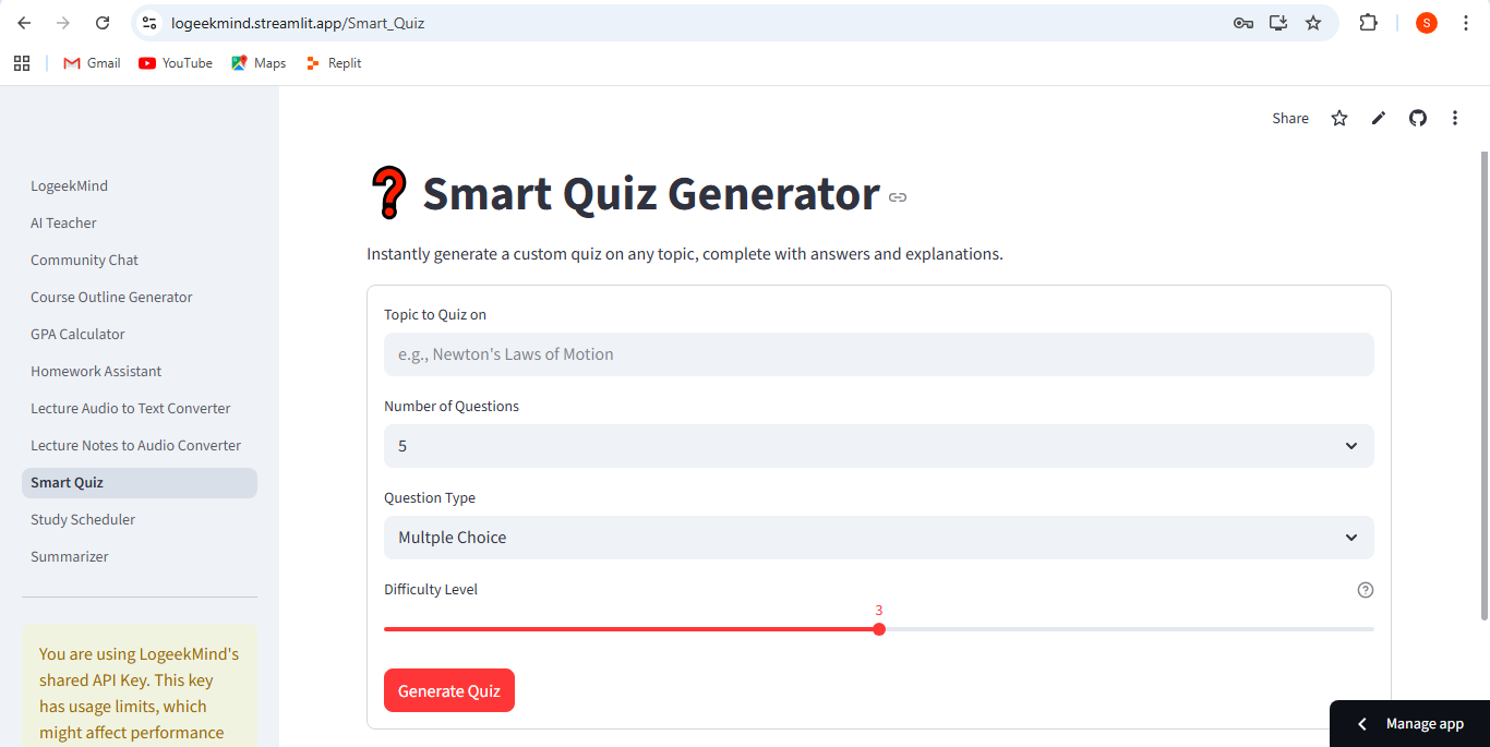 LogeekMind - Screenshot 3 showing product features and functionality