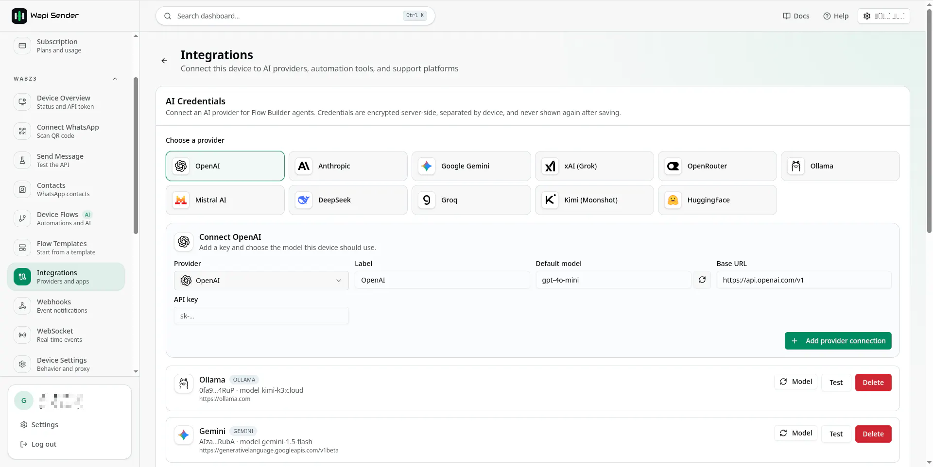WapiSender screenshot 4