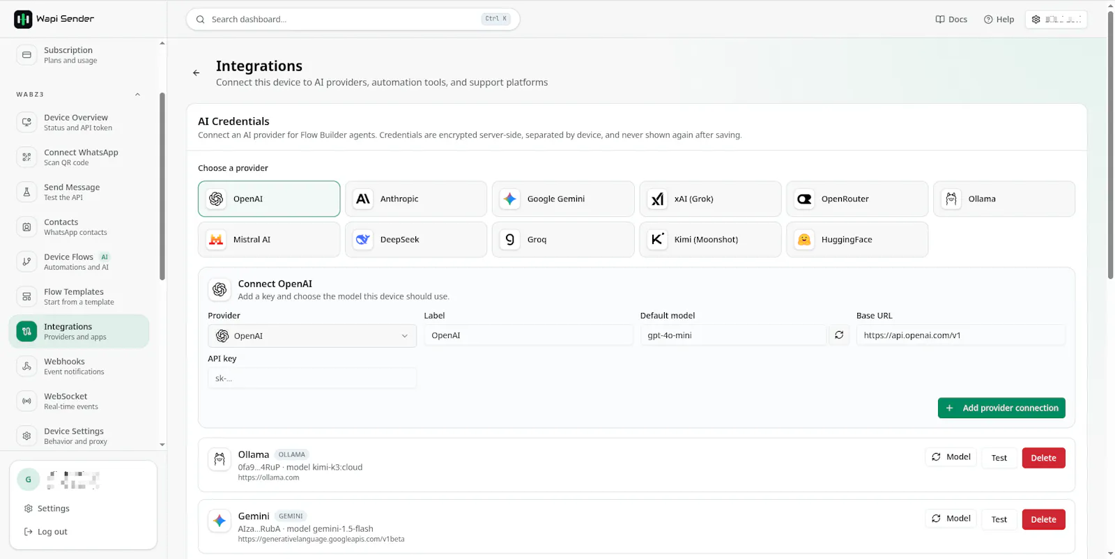 WapiSender screenshot 4