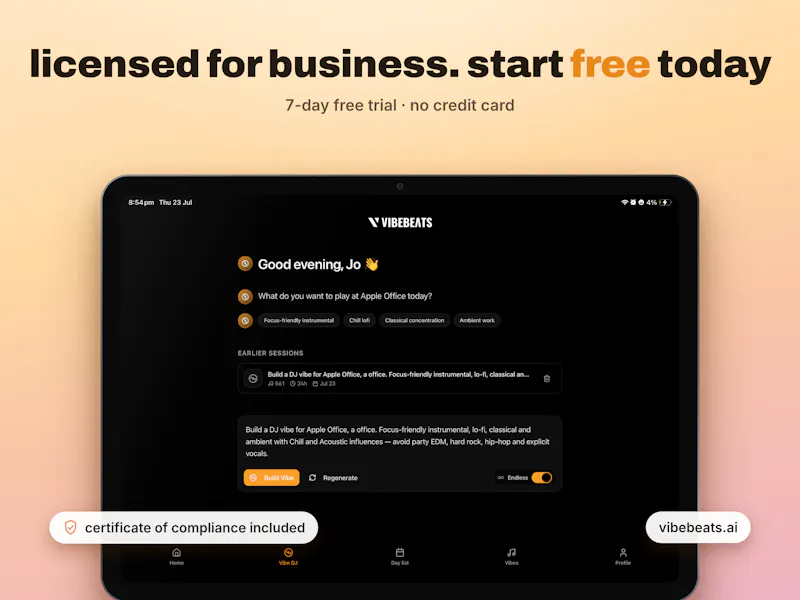 VibeBeats AI Music screenshot 5