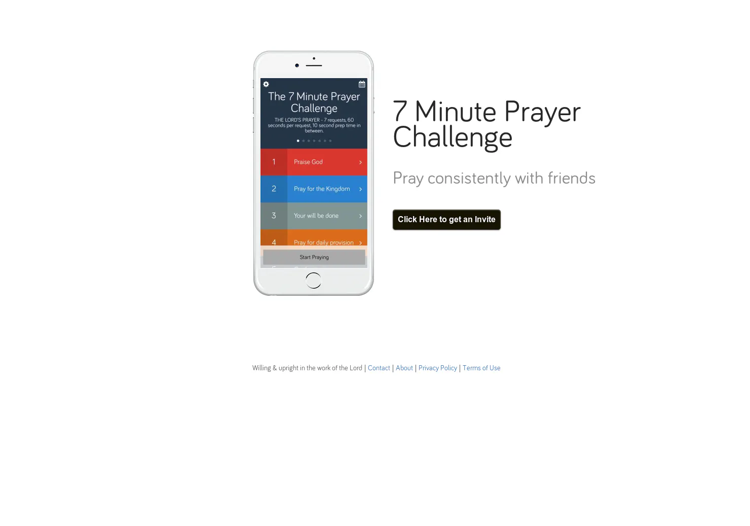 7 Minute Prayer App