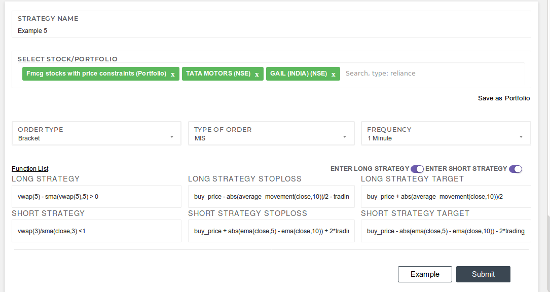 Backtesting System for Algo Trading